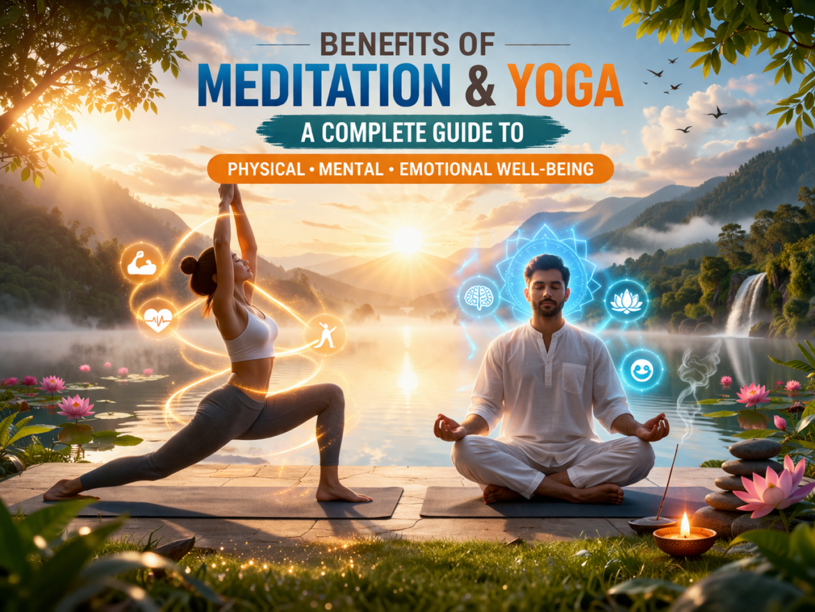 Benefit of Meditation and Yoga: A Complete Guide to Physical, Mental, and Emotional Well-Being