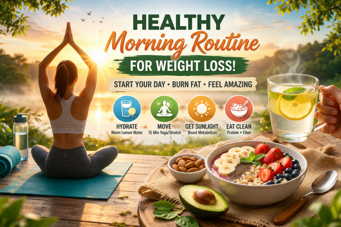 Healthy Morning Routine for Weight Loss at Home (Complete Beginner Guide)