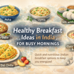 healthy breakfast ideas in India with nutritious Indian foods