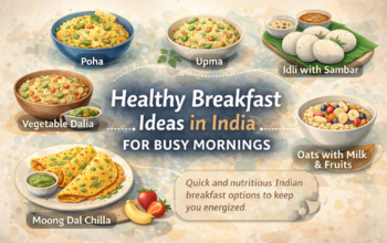 healthy breakfast ideas in India with nutritious Indian foods