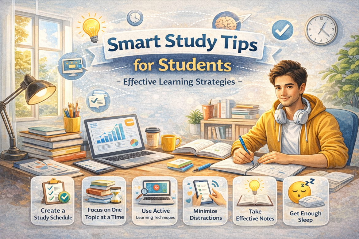 Smart Study Tips for Students: Effective Learning Methods to Improve Academic Success