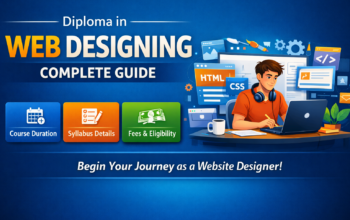 Diploma in web designing course guide with duration, fees, and syllabus
