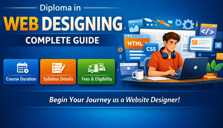 Diploma in web designing course guide with duration, fees, and syllabus