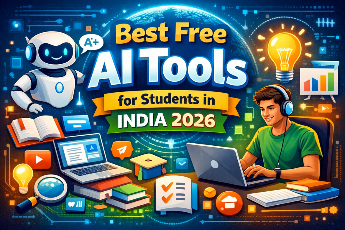 Best Free AI Tools for Students in India 2026 (Top 15 Tools + Free Apps)